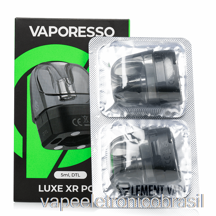 Vape Eletrônico Vaporesso Luxe Xr ​​pods De Substituição 5ml Dtl Pods